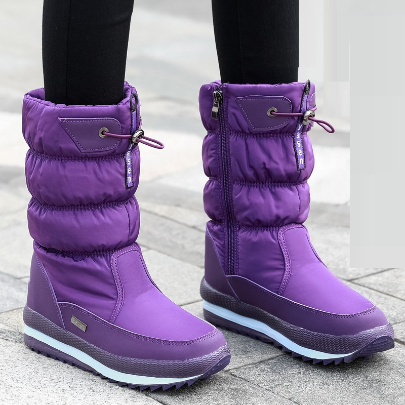Kuschelige Winterstiefel für Damen mit wasserabweisender Obersohle – warm für Wintertage