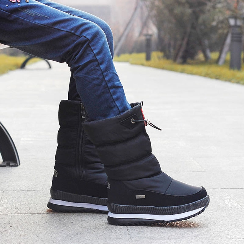 Kuschelige Winterstiefel für Damen mit wasserabweisender Obersohle – warm für Wintertage