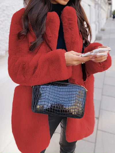 Kuscheliger Teddy Mantel für Damen | Warme