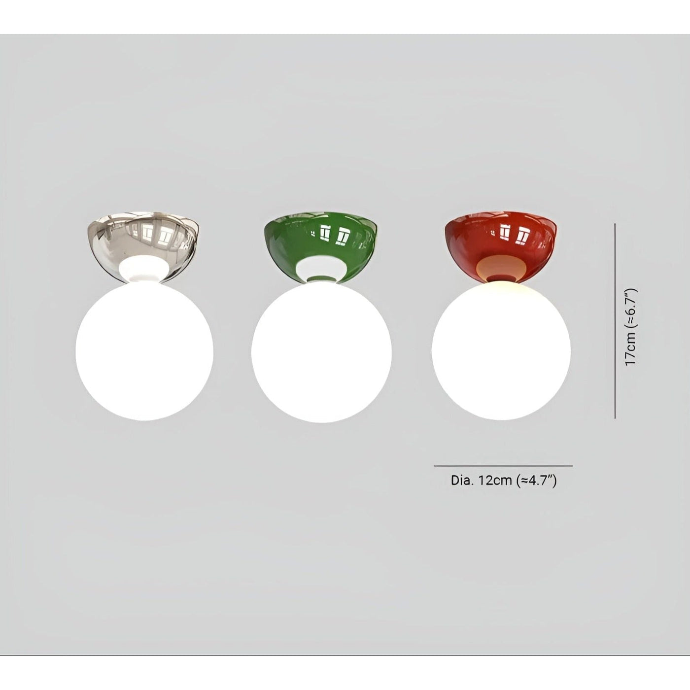 DomeAura Light - Moderne Deckenleuchte mit Flush Mount