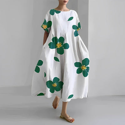 AMELIA | WUNDERSCHÖNES GEBLÜMTES FRAUENKLEID