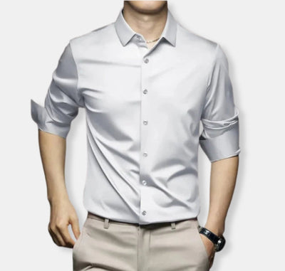 Herren Button Down Langarmhemd | Formell
