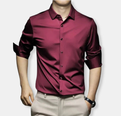 Herren Button Down Langarmhemd | Formell