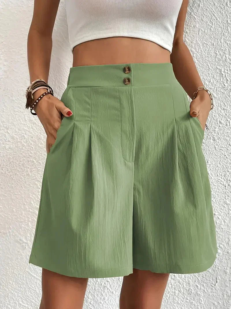 Hochtaillierte Shorts für Damen - Caelina