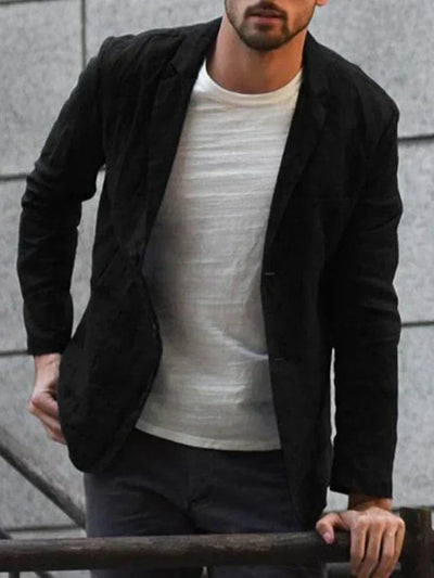 Sakko für Herren – Luftiges Sommerjacke in Leinen-Optik