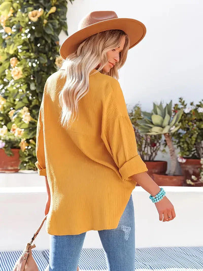 Locker geschnittene Bluse für Damen - Aerisya