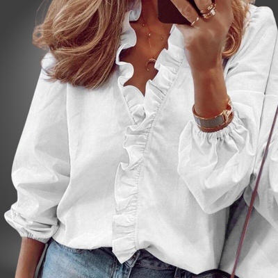 ROSALINA - STILVOLLE HANDGEFERTIGTE BLUSE