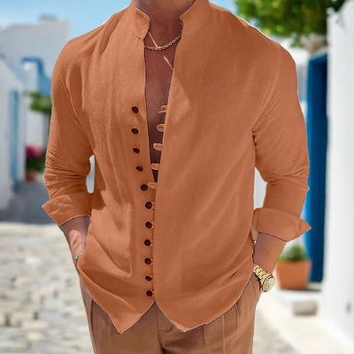 Hemd für Herren - Modernes Sommerhemd mit kurzem Kragen