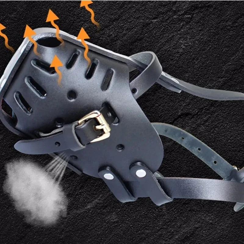 LeatherPro Maulkorb für Hunde | Leder-Maulkorb für Hunde