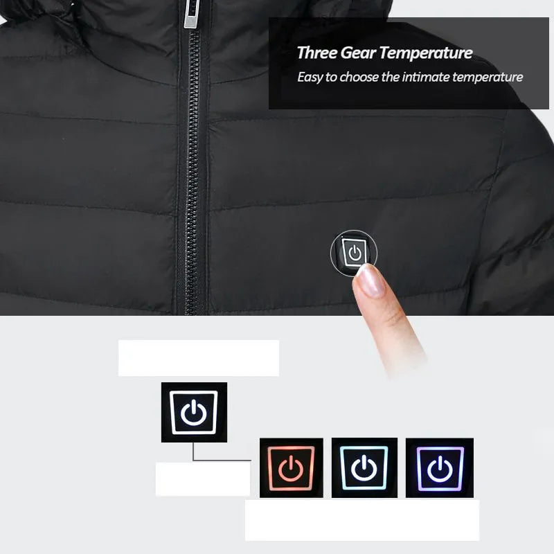 FrostGuard™ Mobilheizjacke | USB-heizbare Funktion für ultimativen Komfort