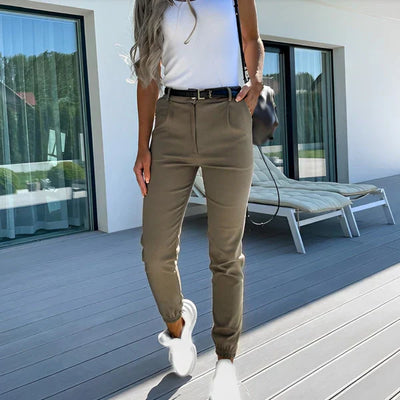 Autri Chino Hose | Modische Slim-Fit-Hose für Damen