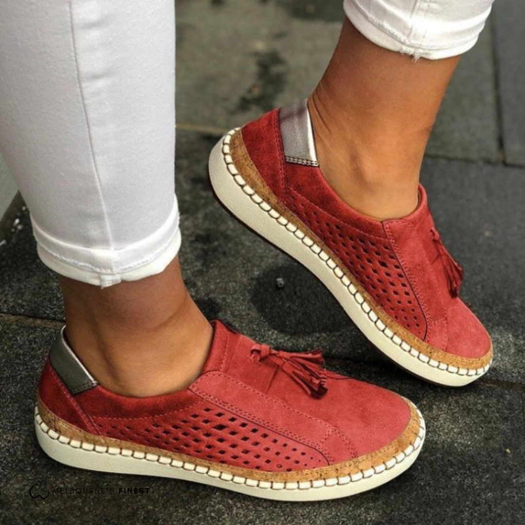 Slip-On Halbschuhe - Ortho Sneaker mit fußbett für den Sommer