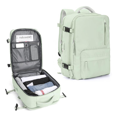 Unisex Anti-Diebstahl Reiserucksack | Mit Reißverschluss