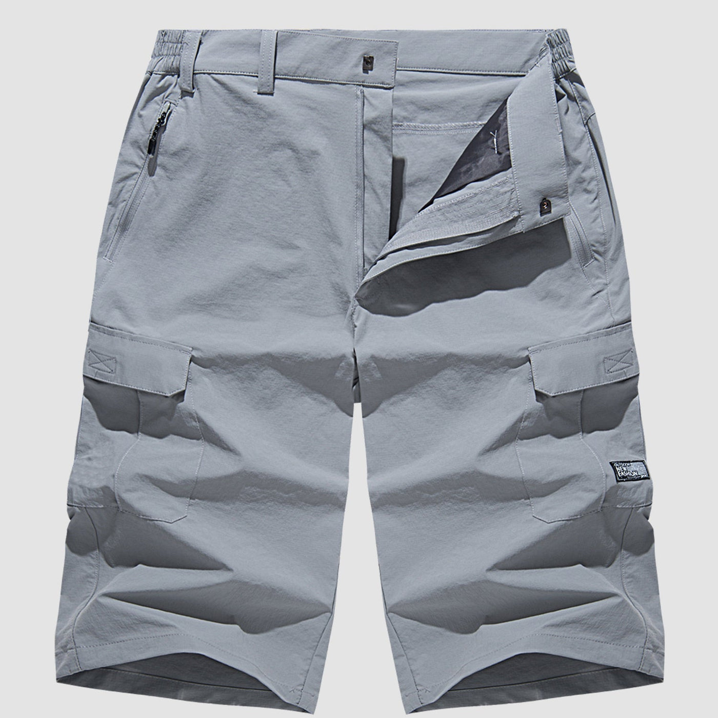 Cargo Short für Herren - Luftige 3/4 Kurze Hose mit Seitentaschen für Outdoor