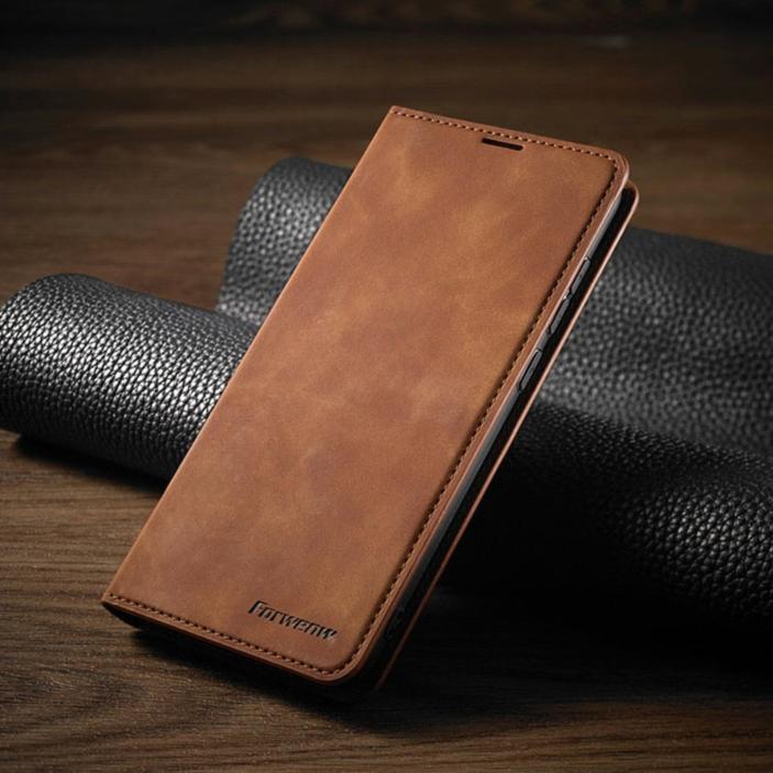 Huawei Hülle | Magnetische Ledertasche für stilvollen Schutz