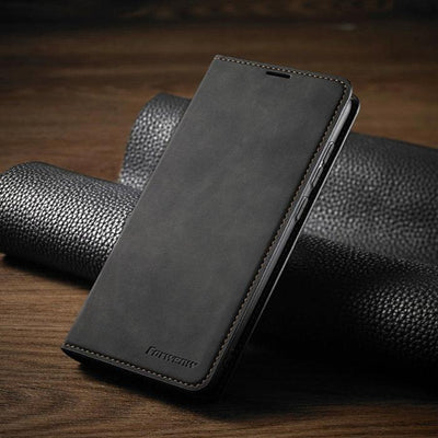 Huawei Hülle | Magnetische Ledertasche für stilvollen Schutz