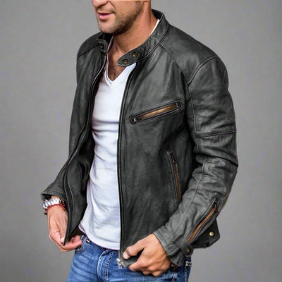 Max Lederjacke | Elegante und wetterfeste Jacke für Herren
