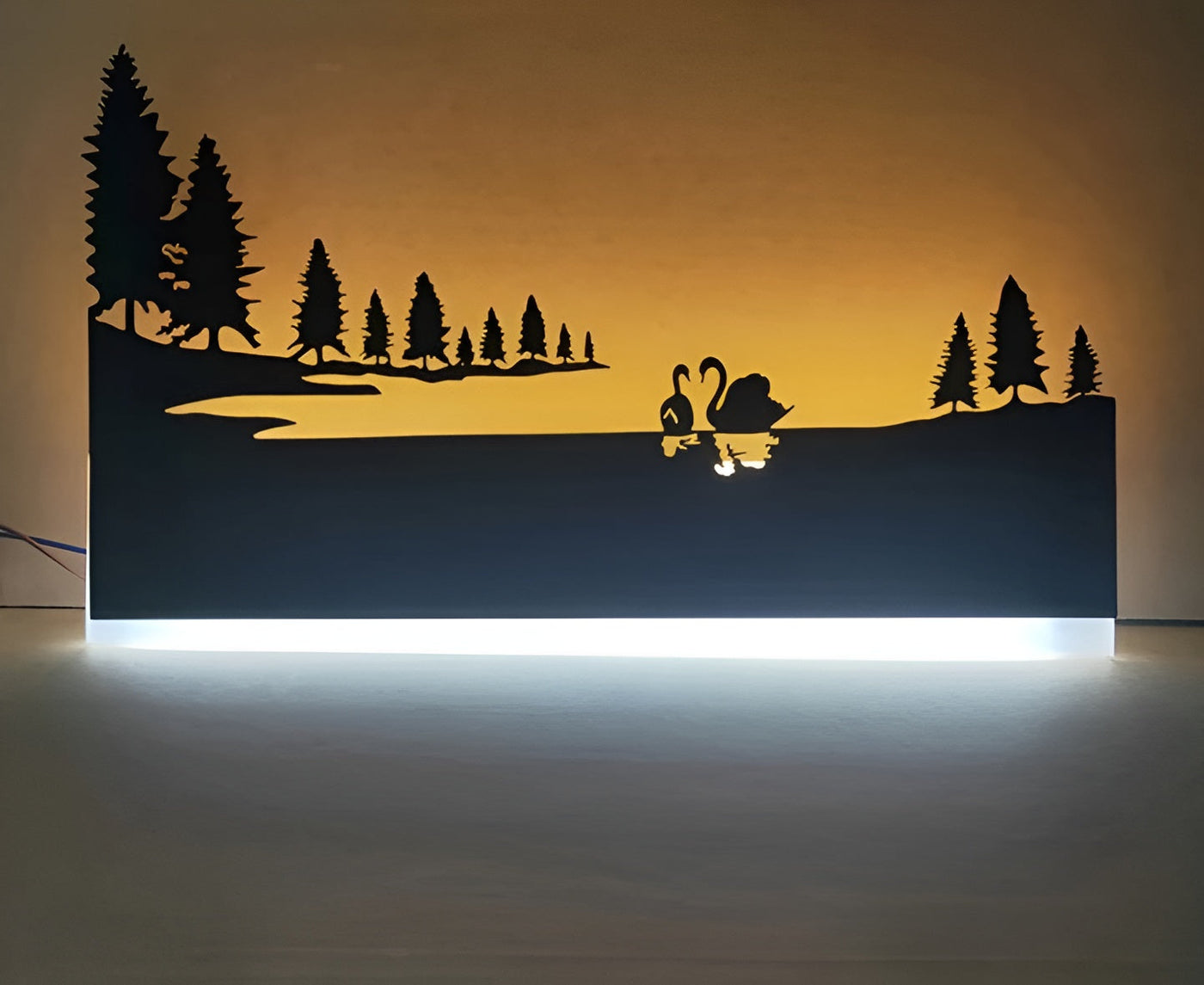 LED Wandleuchte In Schwarz –  Dekorativ Und Modern | Für Den Wohnbereich