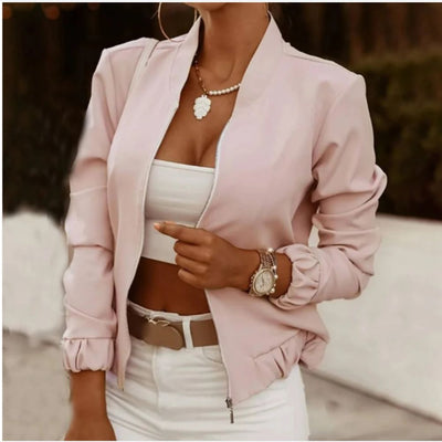 Heidi-Mode | Retro bedruckte Bomberjacke