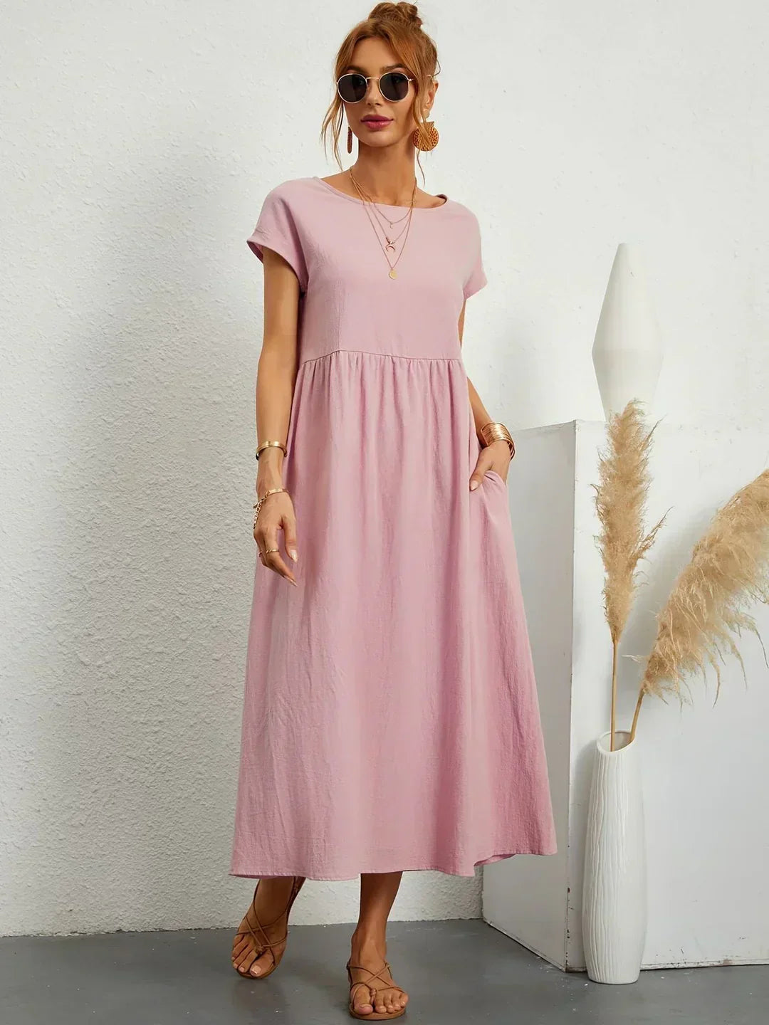 Cintia – Lässiges Midi Kleid