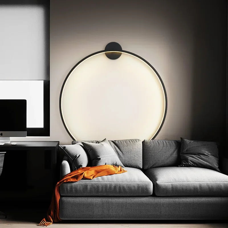 Minimalistische runde Wandleuchte Indoor – LED Wandlampe für stilvolles Wohnen