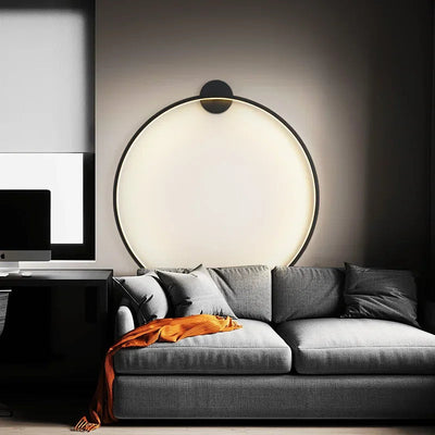 Minimalistische runde Wandleuchte Indoor – LED Wandlampe für stilvolles Wohnen