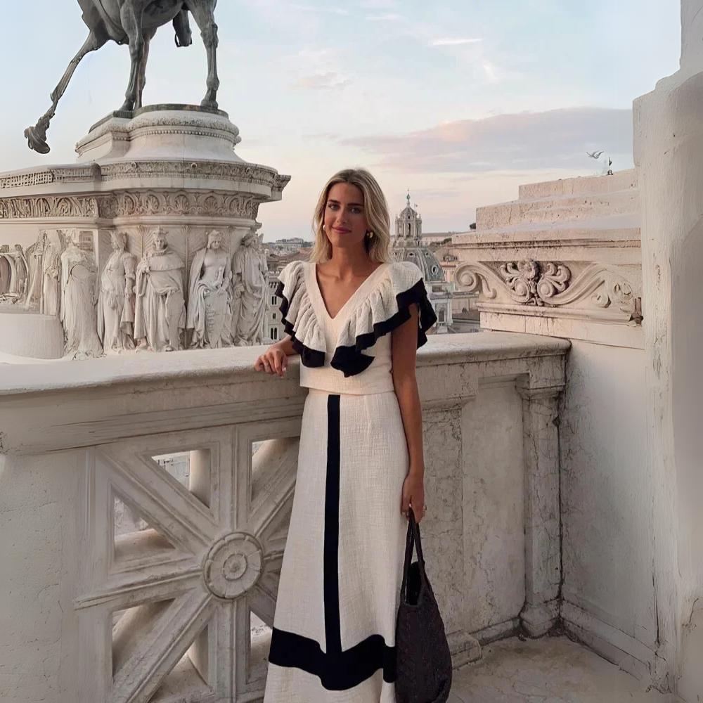 Heidi-Mode | Elegantes Set mit Rüschen