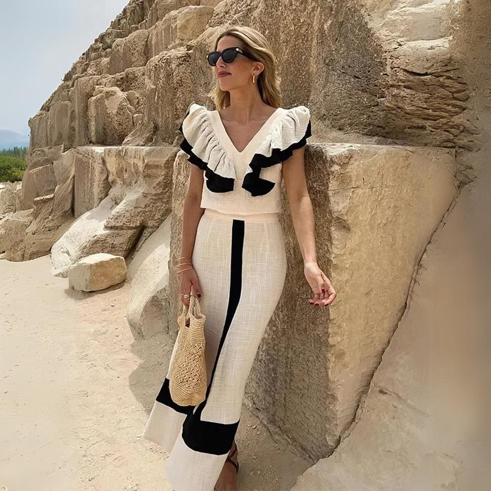 Heidi-Mode | Elegantes Set mit Rüschen