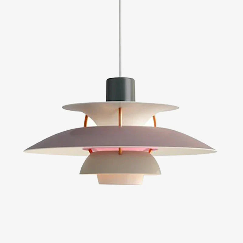 Moderne LED-Hängelampe in Farbenfrohem Metalldesign für Esstisch und Wohnbereiche – Energiesparend, E27 Fassung