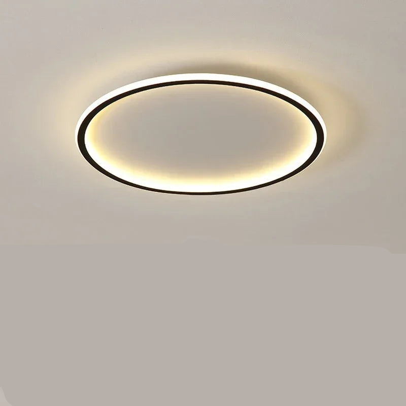 Moderne Runde LED-Deckenleuchte im Skandinavischen Stil für Wohnzimmer – Gleichmäßige Beleuchtung, 20-60 cm Durchmesser