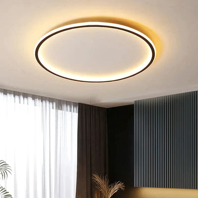 Moderne Runde LED-Deckenleuchte im Skandinavischen Stil für Wohnzimmer – Gleichmäßige Beleuchtung, 20-60 cm Durchmesser