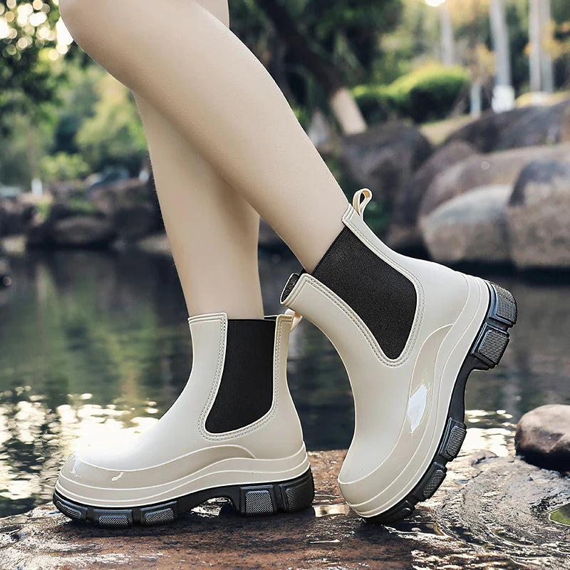 Molly | Wasserdichte kurze Chelsea-Stiefel
