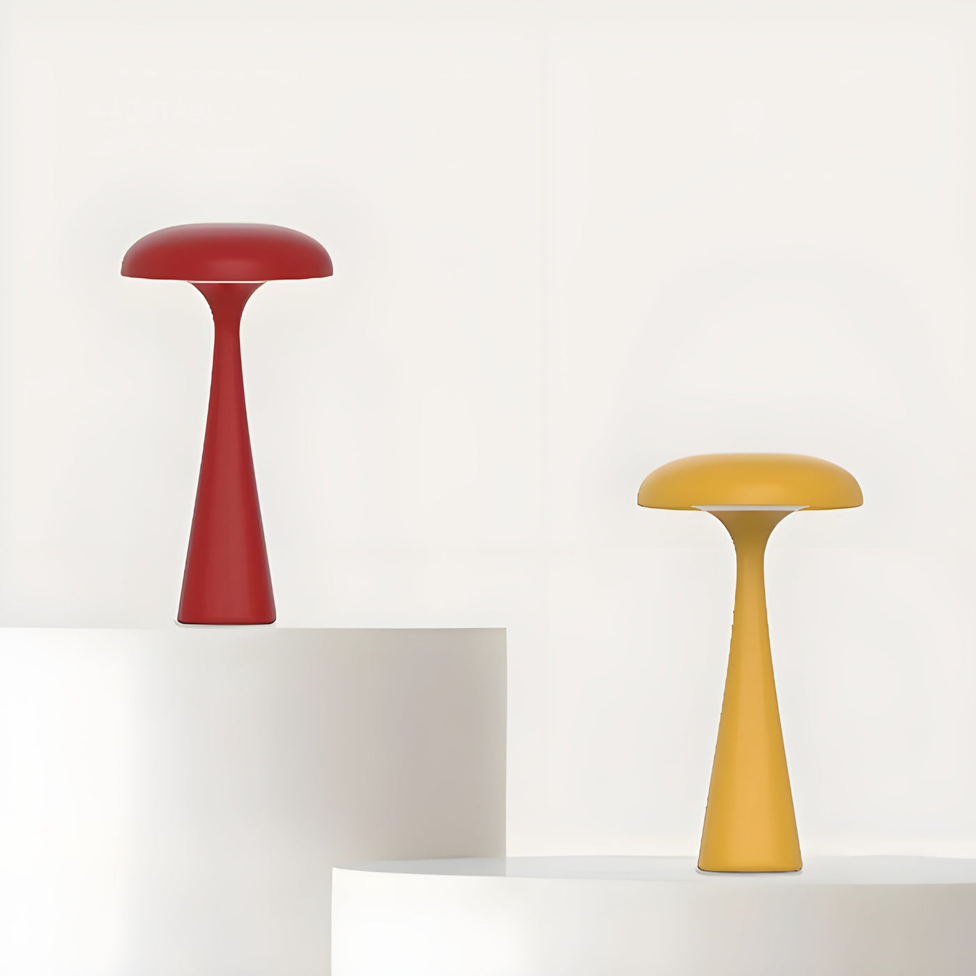 LED-Tischlampe in Quallenform – Dekorative, Kabellose Beleuchtung mit Touch-Funktion für Zuhause