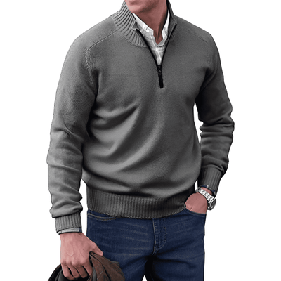 NICK ELEGANTER PULLOVER MIT REISSVERSCHLUSS