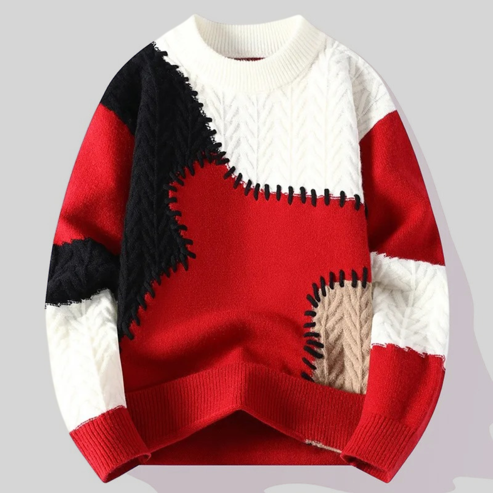 NORDIC PATCH PULLOVER