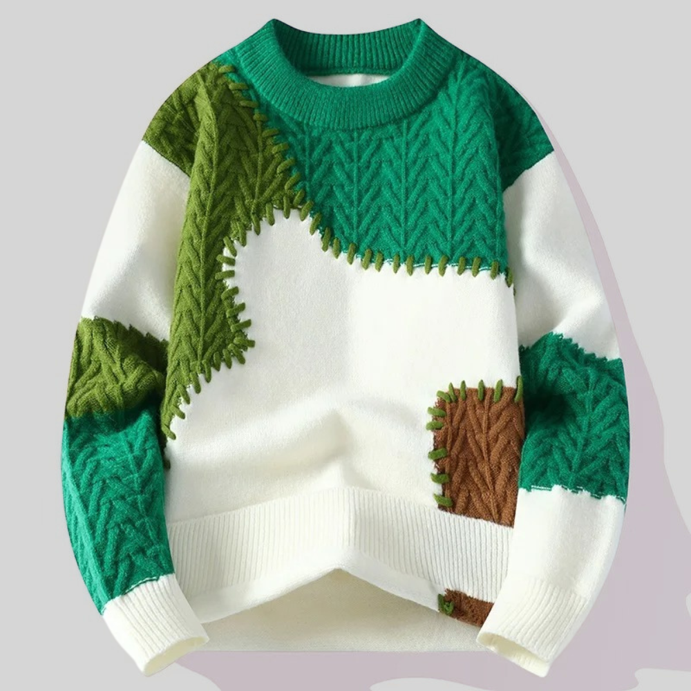 NORDIC PATCH PULLOVER