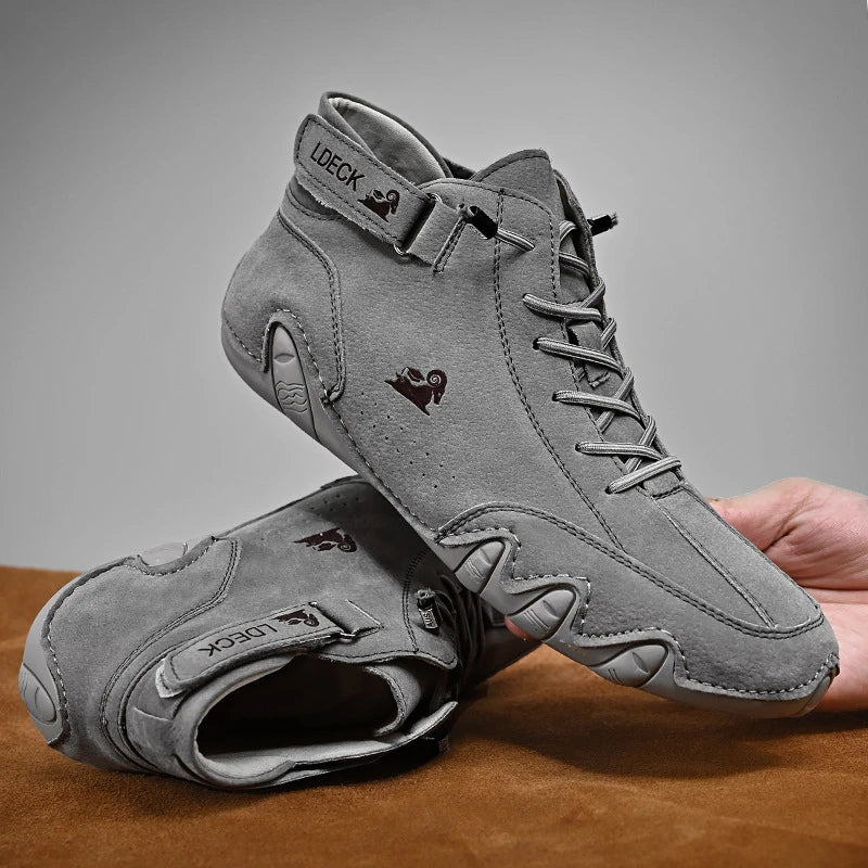 ErgoStep Komfortschuhe | Rutschfeste, elegante Unisex-Schuhe aus hochwertigem Leder