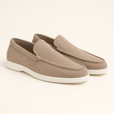 Loafers für Herren - Italienische Wildleder Halbschuhe für Sommer
