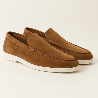 Loafers für Herren - Italienische Wildleder Halbschuhe für Sommer