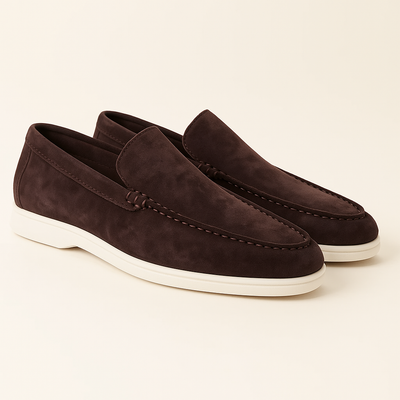 Loafers für Herren - Italienische Wildleder Halbschuhe für Sommer