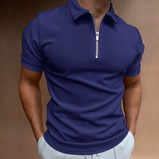Hugos Polo | Lässiges Herren-Poloshirt mit Reißverschluss