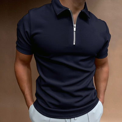 Hugos Polo | Lässiges Herren-Poloshirt mit Reißverschluss
