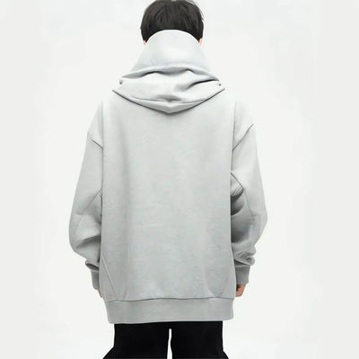 Ninja-Kapuzenpullover | Übergroßer doppellagiger Kapuzenpullover