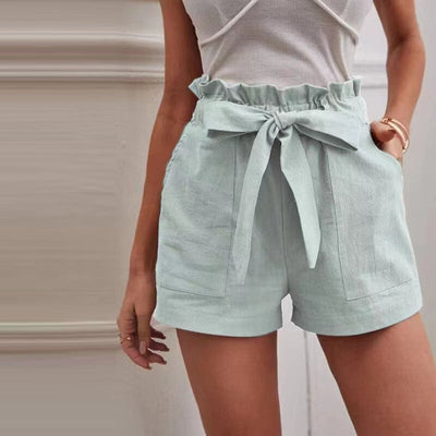 Kika Baumwoll-Leinen-Shorts | Lässige bermudas damen
