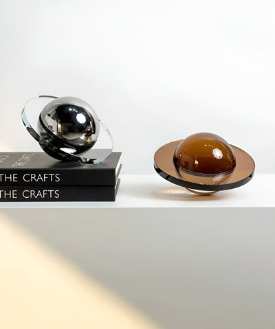 CrystalAxis Ornament - Dekoratives Kristall-Planeten-Ornament