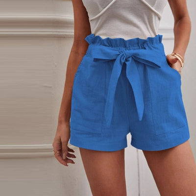 Kika Baumwoll-Leinen-Shorts | Lässige bermudas damen