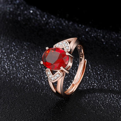 Friedhilde - Rubinrote Eleganz