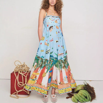 Sigrun - Maxi Lange Sommerkleider für Frauen