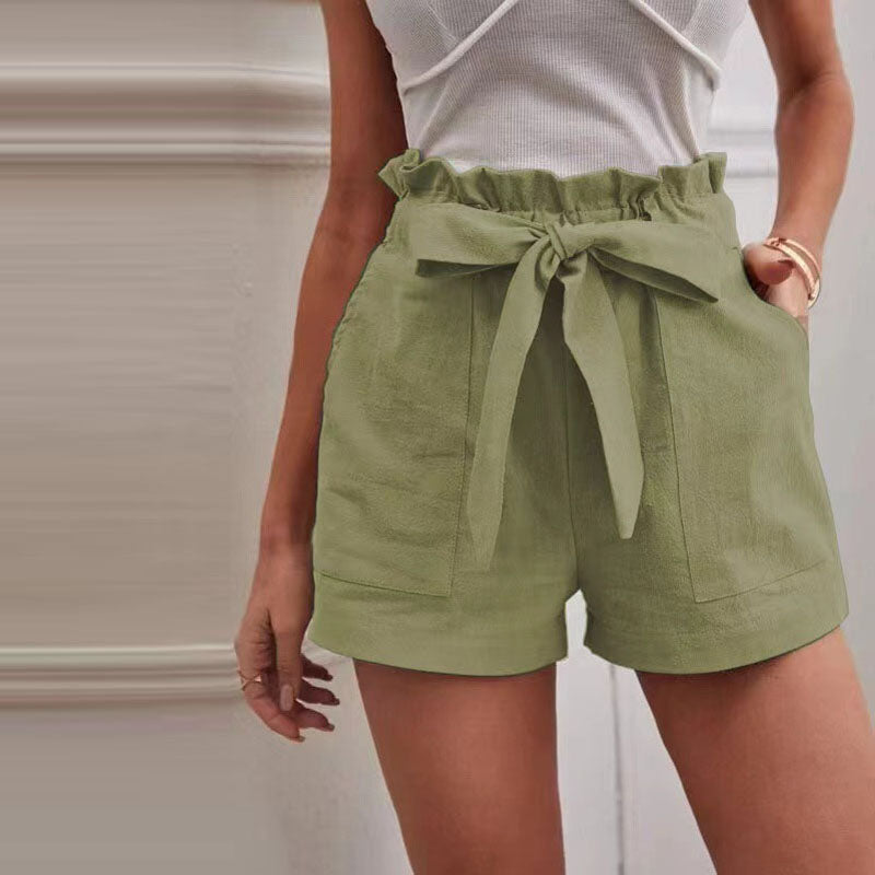 Kika Baumwoll-Leinen-Shorts | Lässige bermudas damen