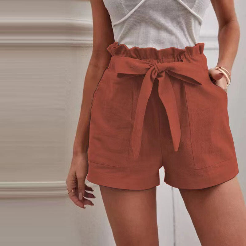 Kika Baumwoll-Leinen-Shorts | Lässige bermudas damen